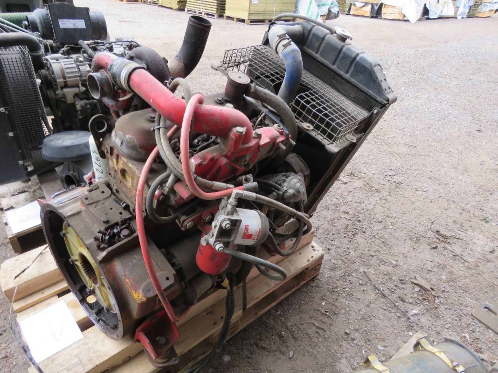 IVECO/FIAT WATER COOLED ENGINE TYPE 8041S125. RUNNING WHEN REMOVED AS PART OF LOW EMMISSION PILING - Image 3 of 7