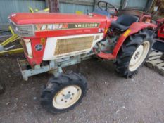 YANMAR YM2210D COMPACT AGRICULTURAL TRACTOR, 4WD, AGRICULTURAL TYRES, WITH REAR LINKAGE.