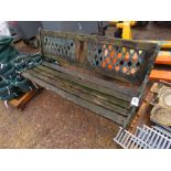 GARDEN BENCH. THIS LOT IS SOLD UNDER THE AUCTIONEERS MARGIN SCHEME, THEREFORE NO VAT WILL BE CHAR