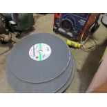 QUANTITY OF METAL CUTTING DISCS 356X4 SUITABLE FOR RAIL CUTTING. SOURCED FROM SITE CLOSURE/CLEARANCE