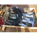 ASSORTED CABLES, ROOFING FELT AND JOIST HANGERS. THIS LOT IS SOLD UNDER THE AUCTIONEERS MARGIN SC