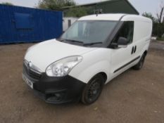 VAUXHALL COMBO L1H1-CDTI FIVE SEATER VAN REG: FH65 OMP. 114, 526 RECORDED MILES. 2 KEYS. WITH V5 (OW