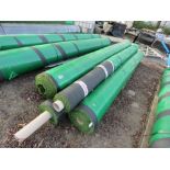 5 X ROLLS OF QUALITY ASTRO TURF FAKE LAWN GRASS, 4METRE WIDTH APPROX, ASSORTED LENGTHS. THIS LOT
