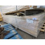 BUNDLE OF 40NO SHEETS OF 12MM PLYWOOD, DIRECT FROM SITE CLEARANCE. THIS LOT IS SOLD UNDER THE AUC