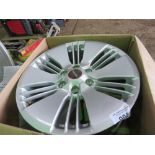 SET OF 4 NO. ISUZU 18.75J WHEEL ALLOY RIMS. IMMEDIATELY REMOVED AND REPLACED WITH DIFFERENT STYLE WH