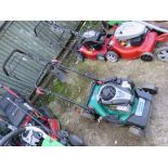 QUALCAST PETROL ENGINED ROTARY LAWNMOWER. NO COLLECTOR. THIS LOT IS SOLD UNDER THE AUCTIONEERS M