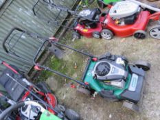 QUALCAST PETROL ENGINED ROTARY LAWNMOWER. NO COLLECTOR. THIS LOT IS SOLD UNDER THE AUCTIONEERS M