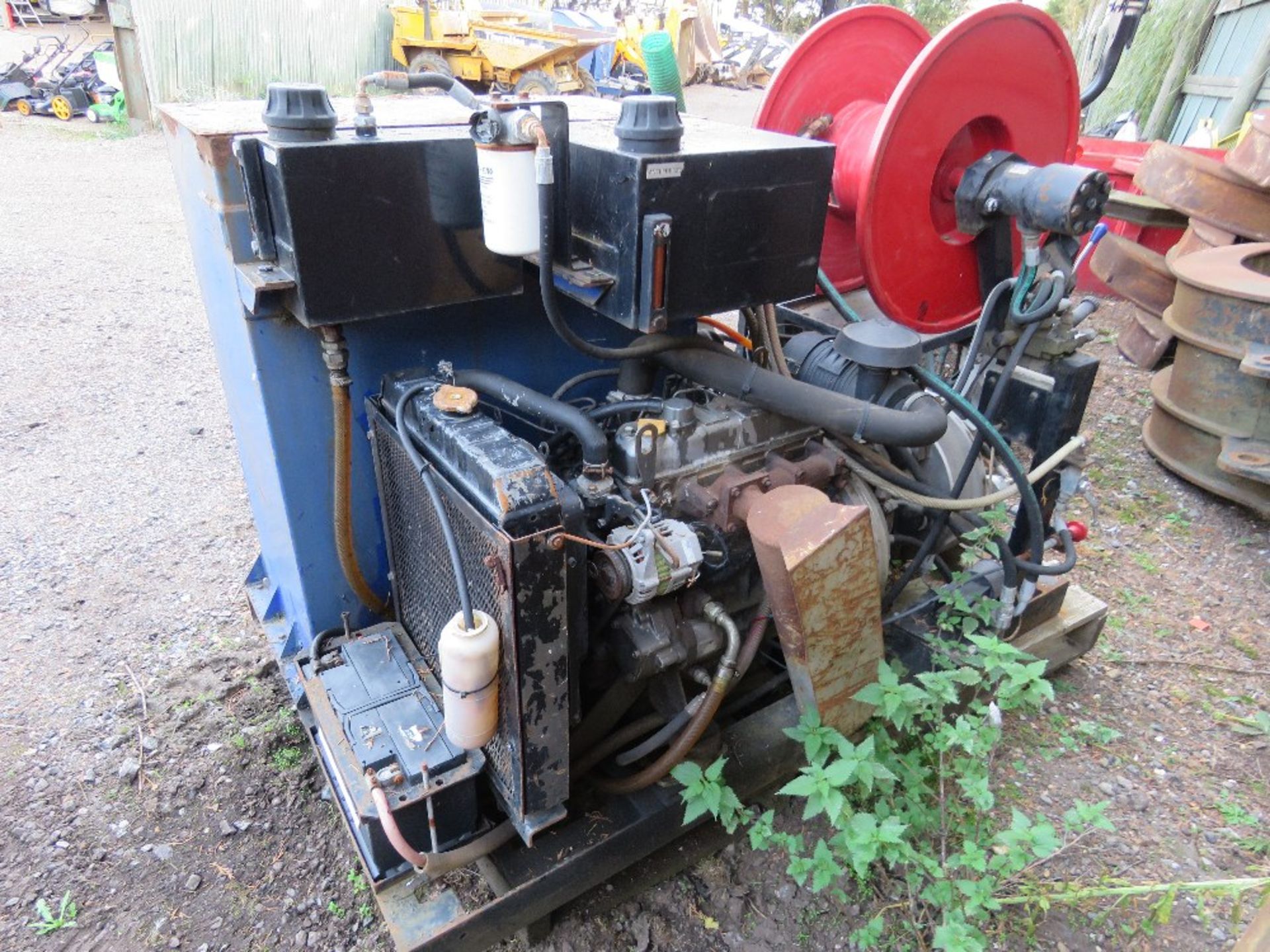 HARBEN YANMAR 4 CYLINDER DIESEL ENGINED VAN MOUNTED JETTER PACK WITH HYDRAULIC HOSE REEL, 1589 REC H - Image 5 of 7