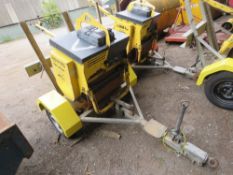 BOMAG BW71E-2 SINGLE DRUM ROLLER ON A TRAILER YEAR 2017 BUILD. SN: 101620291366. SOURCED FROM LARGE