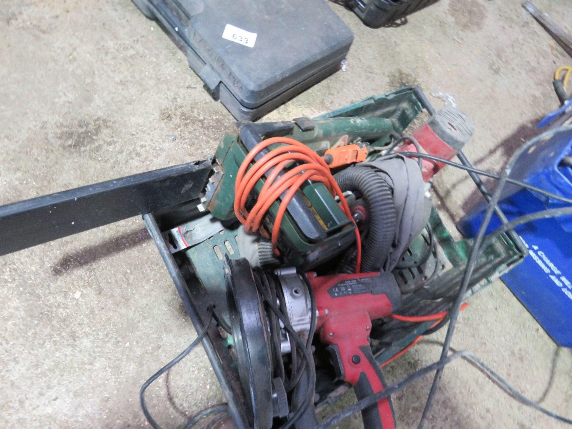 2 X CRATES OF ASSORTED ELECTRICAL POWER TOOLS. - Image 8 of 8