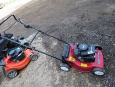 MOUNTFIELD PETROL ENGINED ROTARY LAWNMOWER. NO COLLECTOR. THIS LOT IS SOLD UNDER THE AUCTIONEER