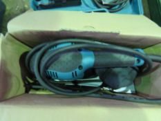 2X POWER TOOLS: MAKITA SANDER AND MAKITA JIGSAW, LITTLE USED. THIS LOT IS SOLD UNDER THE AUCTION