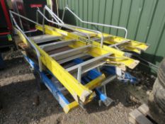 6NO ASSORTED GRP STEP LADDERS.