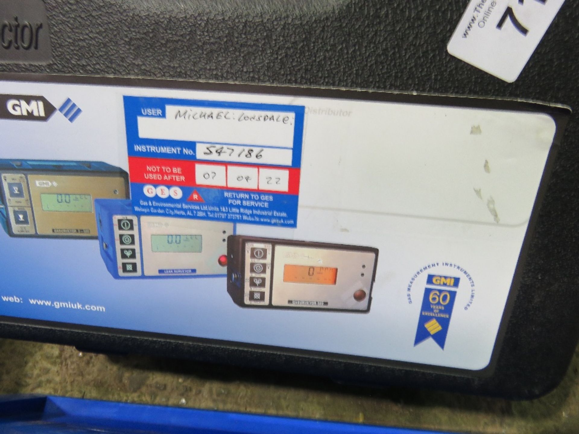 GMI GAS DETECTOR SET SOURCED FROM LARGE CONSTRUCTION COMPANY LIQUIDATION. - Image 3 of 3