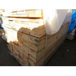 LARGE PACK OF TIMBER BOARDS, UNTREATED: 1.83M LENGTH X 140MM X 30MM APPROX.