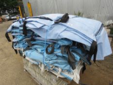 PALLET OF APPROXIMATELY 75NO FIBC BULK BAGS, 1 TONNE, 2 CUBIC METRE CAPACITY.