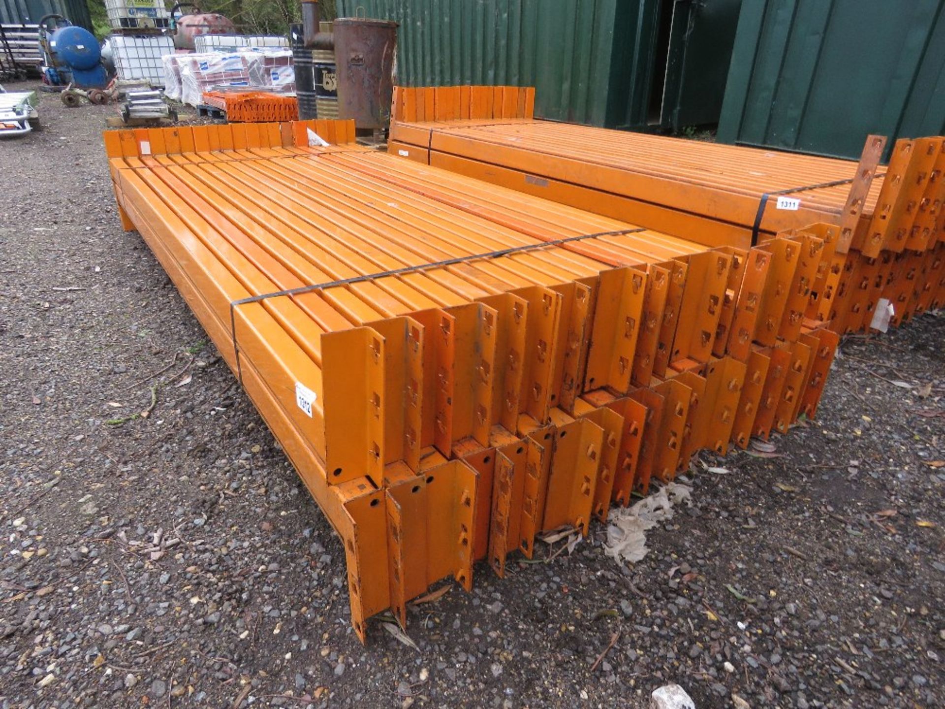 PACK OF 40NO PALLET RACKING BEAMS @ 2.66M WIDTH APPROX.