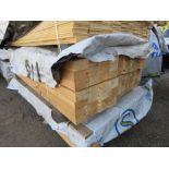 PACK OF UNTREATED TIMBER RAILS WITH CHAMFERRED EDGE 1.75M LENGTH X 95MM X 50MM APPROX MAXIMUM SIZES