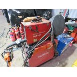 MUREX CHALLENGER 301T MIG WELDER WITH WIRE FEED UNIT, 240VOLT POWERED. THIS LOT IS SOLD UNDER THE