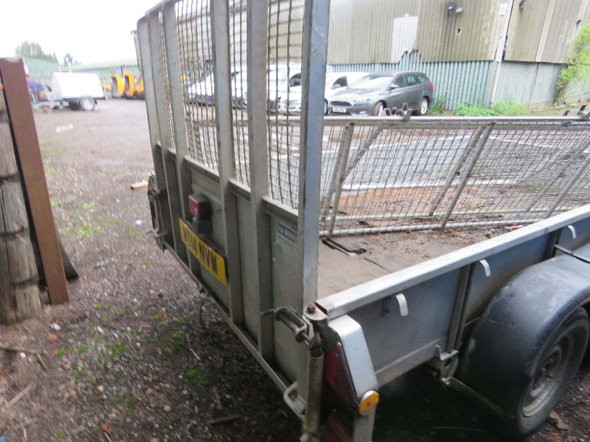 IFOR WILLIAMS GD105G TRAILER COMPLETE WITH MESH CAGE SIDES. SN: SCK40000010315322 - Image 6 of 9