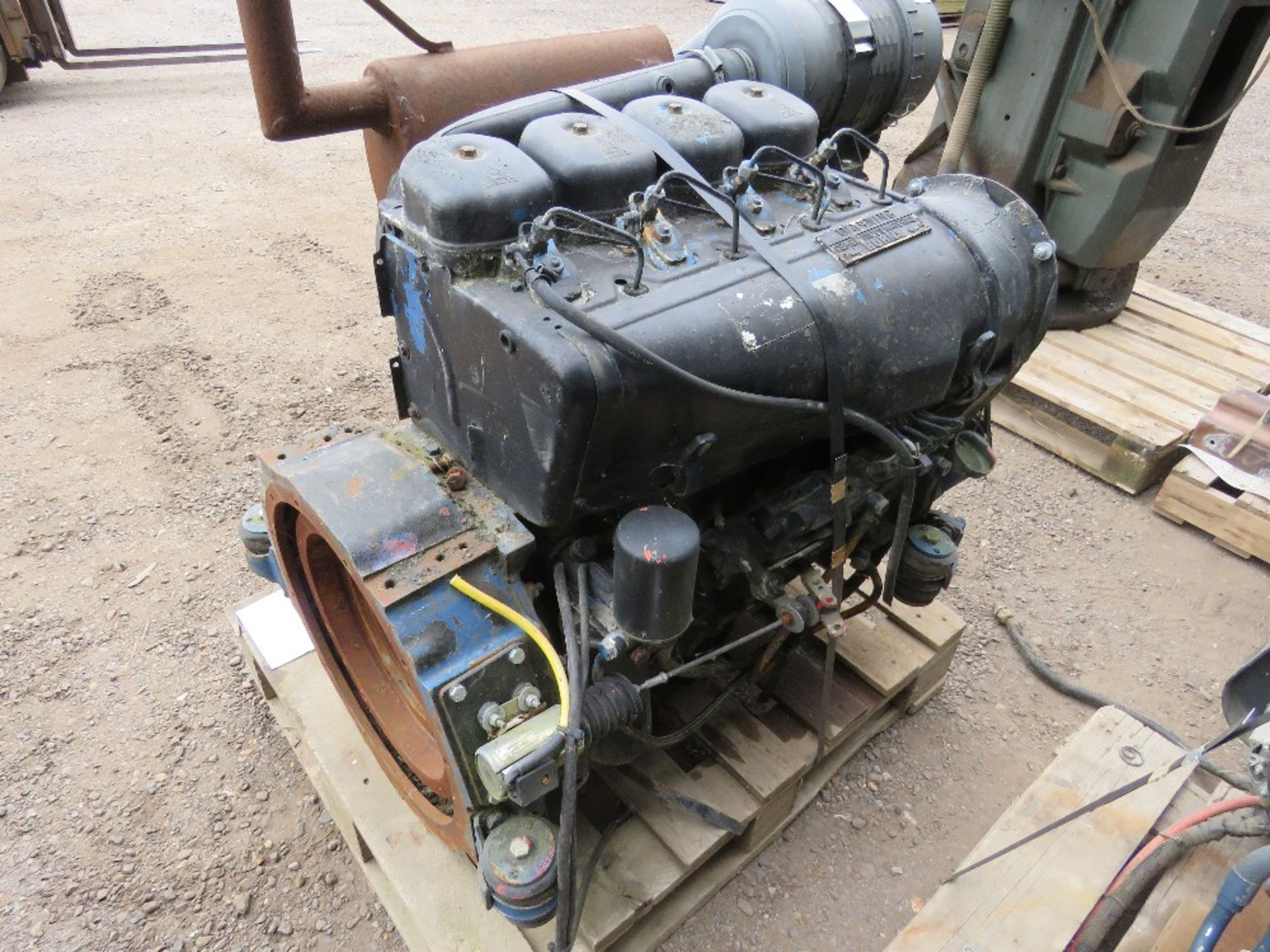DEUTZ AIR COOLED ENGINE TYPE F4L-912 44KW RATED. RUNNING WHEN REMOVED AS PART OF LOW EMMISSION PILIN - Image 3 of 6
