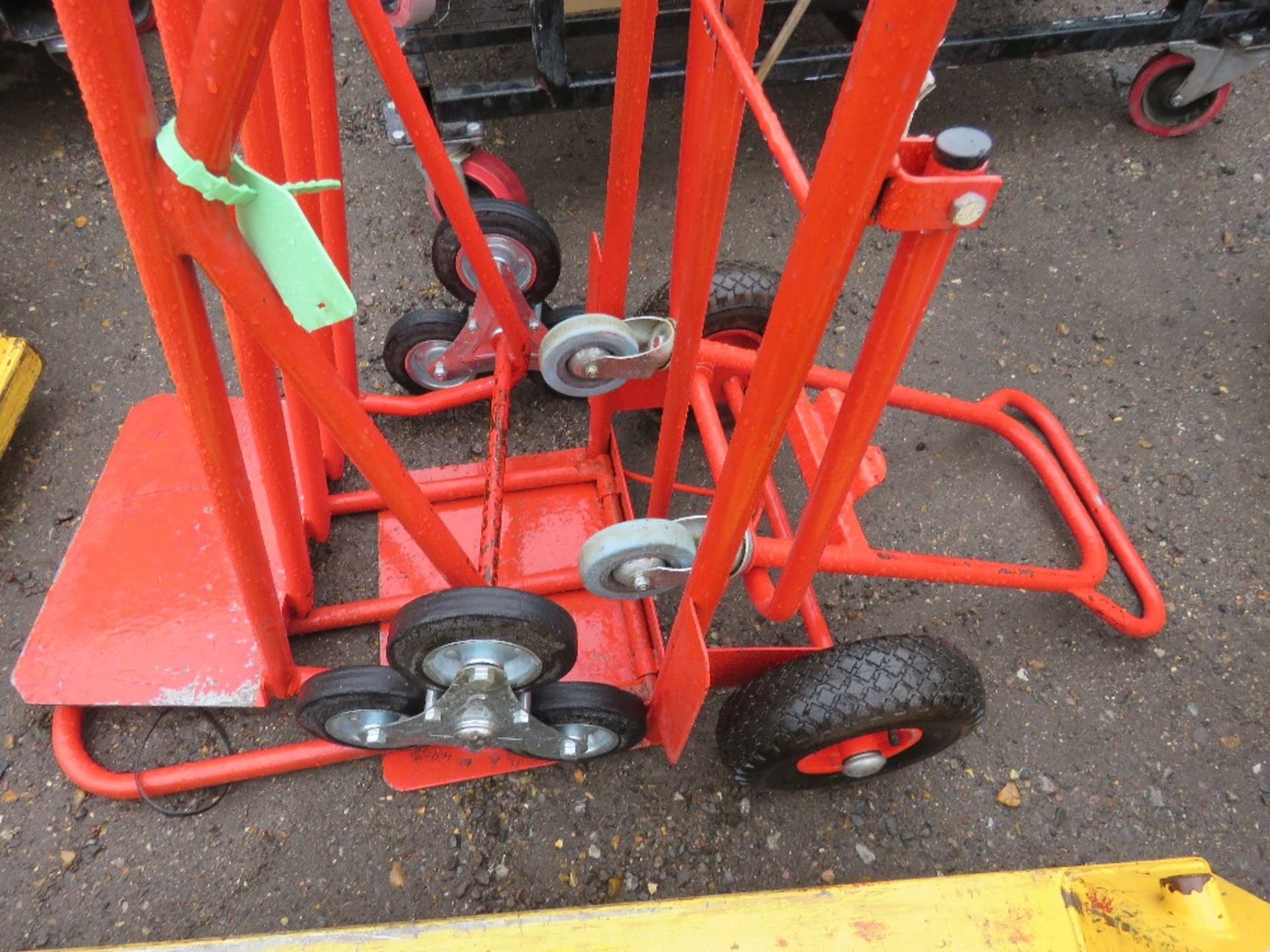 2 X RED SACKBARROWS.. SOURCED FROM LARGE CONSTRUCTION COMPANY LIQUIDATION. - Image 2 of 3