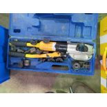 HEAVY DUTY MANUAL CRIMPING UNIT IN A CASE SOURCED FROM LARGE CONSTRUCTION COMPANY LIQUIDATION.