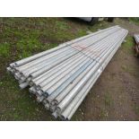 BUNDLE OF SCAFFOLDING TUBES APPROX. 50 NO. IN TOTAL. (48 AT 21FT, 2 AT 18FT APPROX.) SOURCED FROM