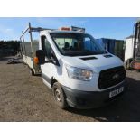 FORD TRANSIT 350 FLAT BED PICKUP TRUCK WITH REAR TAIL LIFT REG:GH16 MTE. WITH V5, OWNED BY VENDOR FR