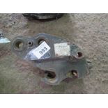 RHINOX MANUAL EXCAVATOR QUICK HITCH, UNTESTED ON 30MM PINS APPROX. THIS LOT IS SOLD UNDER THE AU