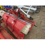 COMPACT TRACTOR MOUNTED ROTORVATOR TILLER UNIT.