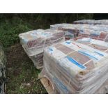 3X PALLETS OF REDLAND RUSTIC RED DUOPLAIN TILE 288 ROOF TILES. THIS LOT IS SOLD UNDER THE AUCTION