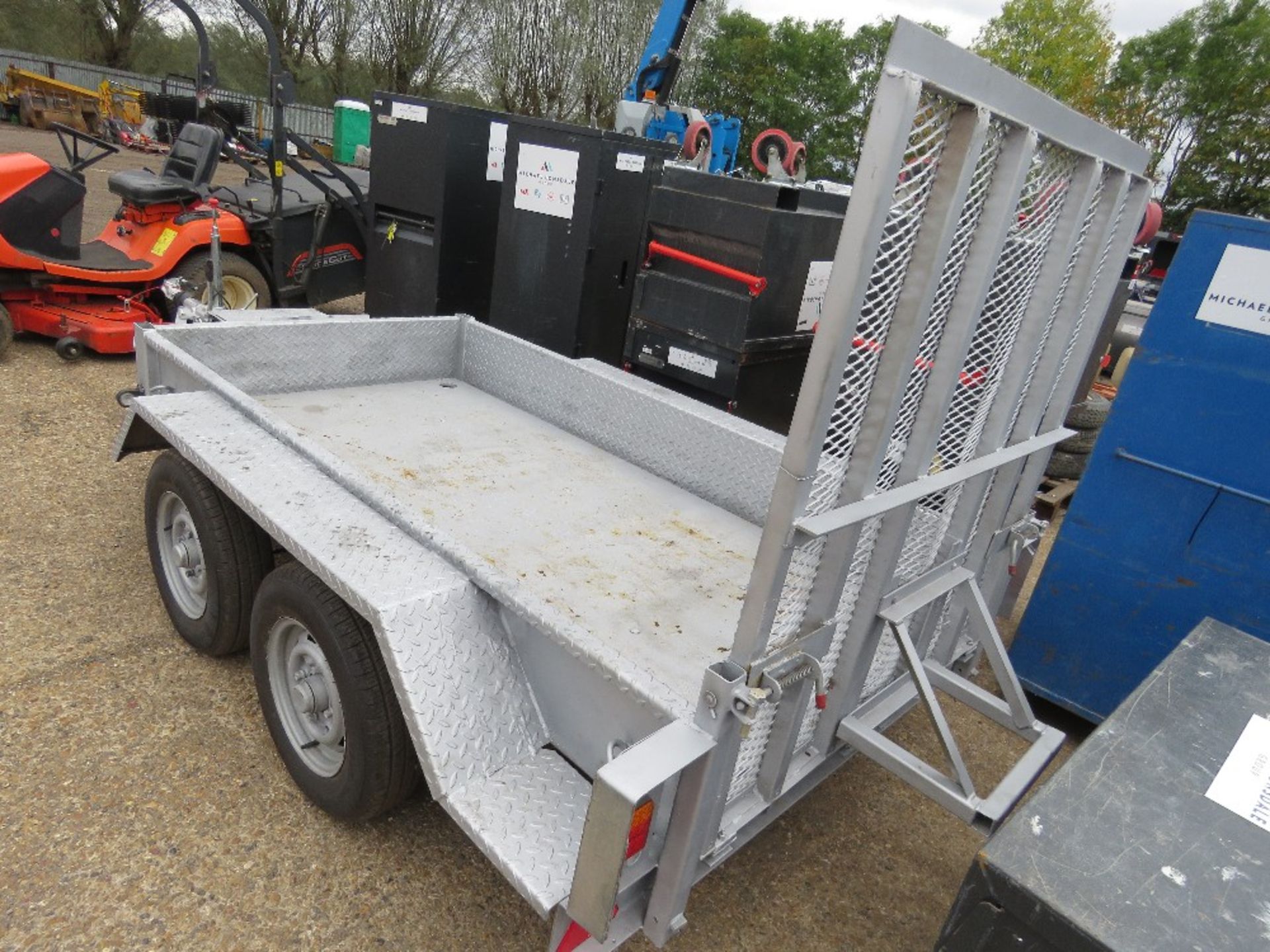 INDESPENSION CHALLENGER MINI DIGGER TRAILER, 2.6TONNE GROSS. 1.27M X 2.5M BED SIZE APPROX WITH DROP - Image 6 of 6
