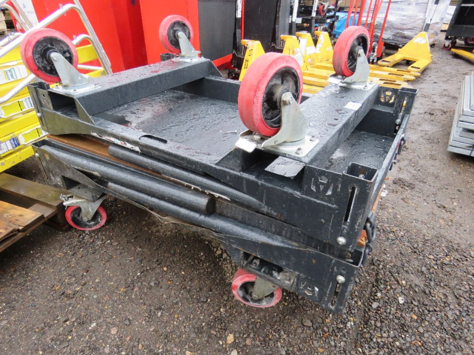 2 X ARMORGARD FLAT DECK TROLLEYS. SOURCED FROM LARGE CONSTRUCTION COMPANY LIQUIDATION.