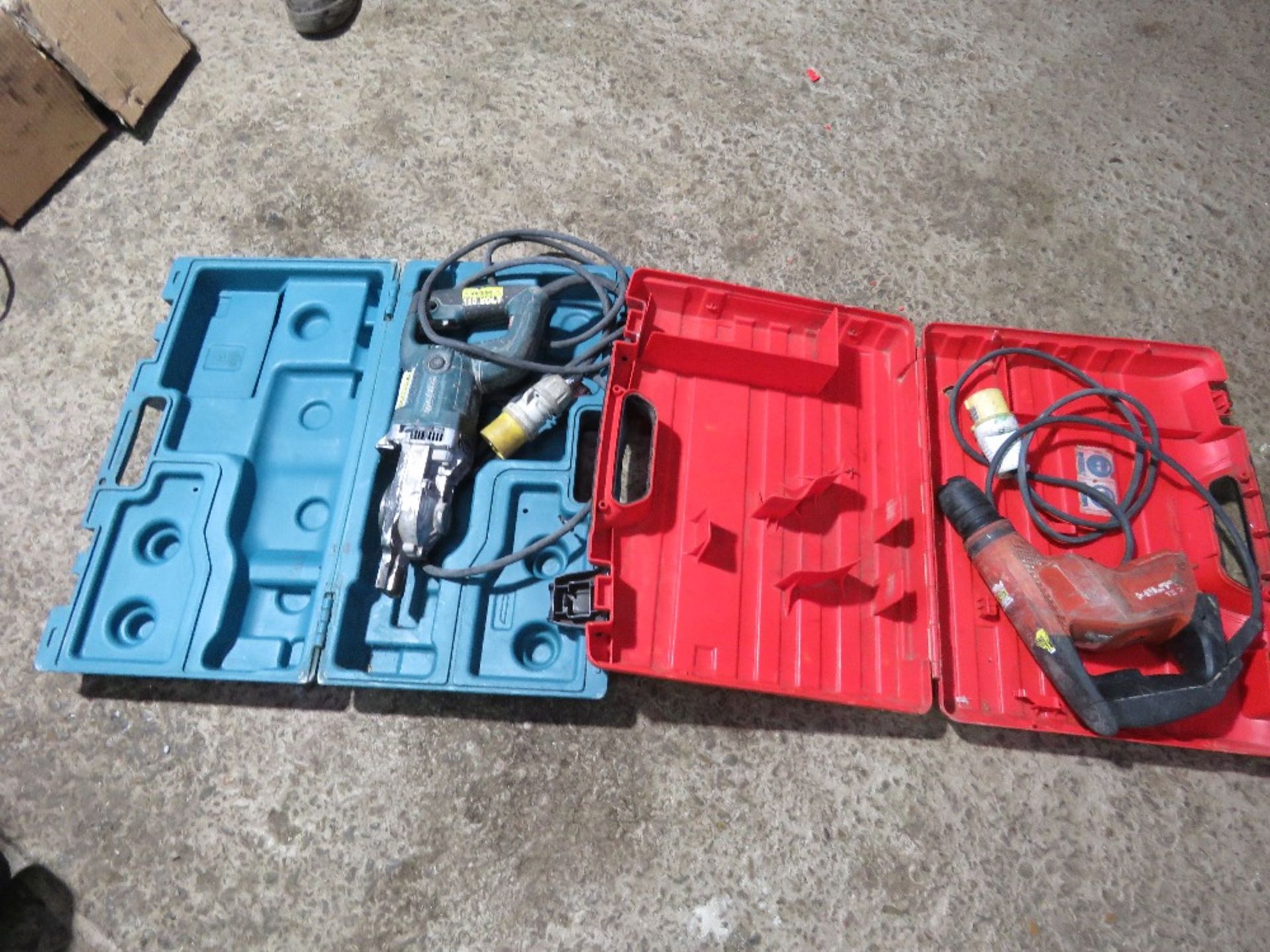 HILTI DRILL AND MAKITA RECIP SAW.