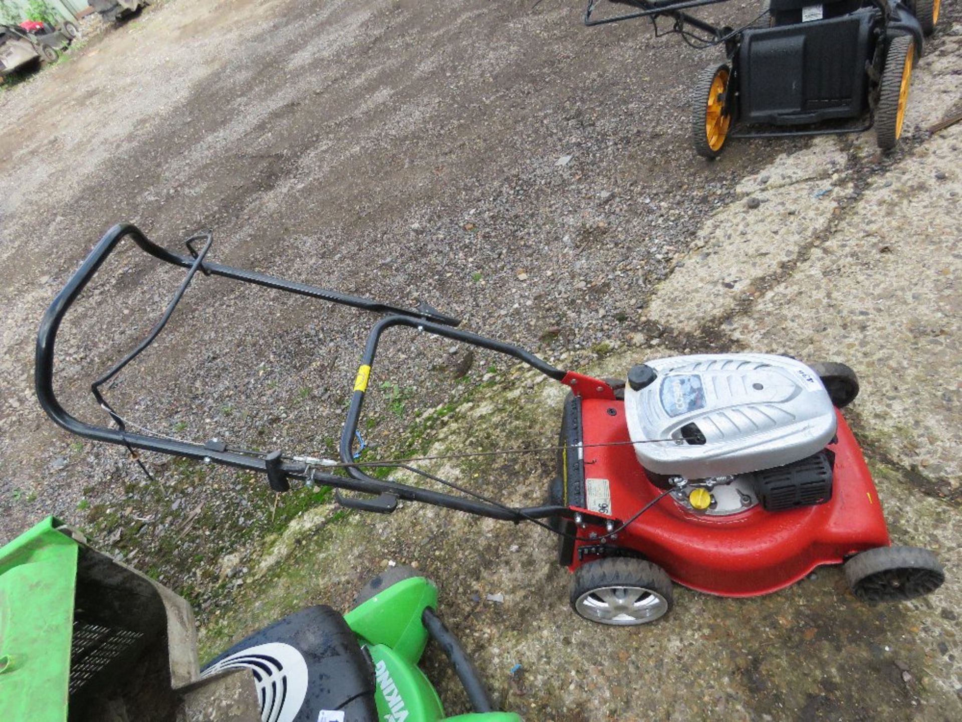 COBRA PETROL ENGINED ROTARY LAWNMOWER. NO COLLECTOR. THIS LOT IS SOLD UNDER THE AUCTIONEERS MARG