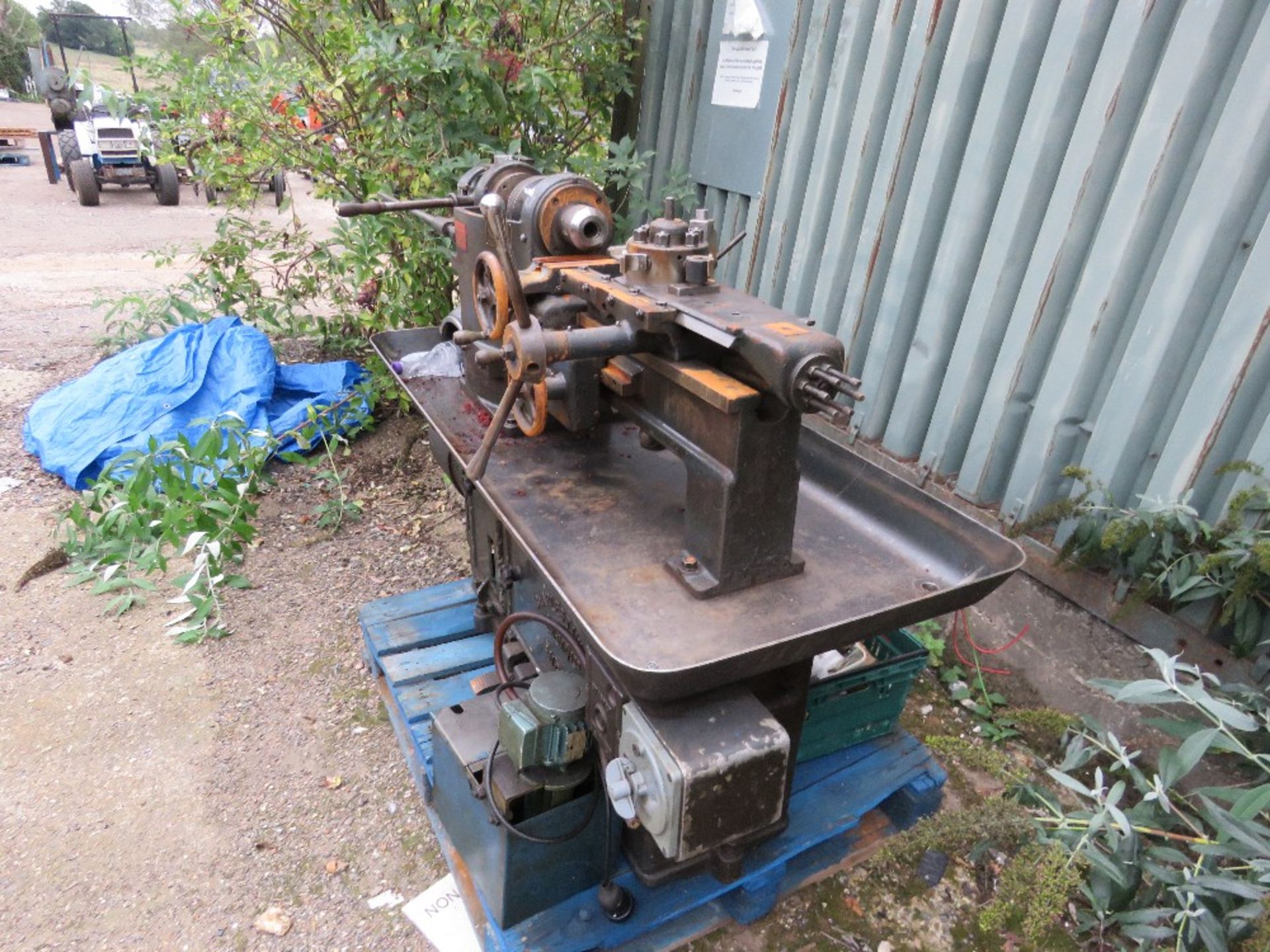 TAYLOR LATHE UNIT. THIS LOT IS SOLD UNDER THE AUCTIONEERS MARGIN SCHEME, THEREFORE NO VAT WILL BE - Image 3 of 5