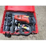 HILTI DD110 DIAMOND DRILL IN A CASE.