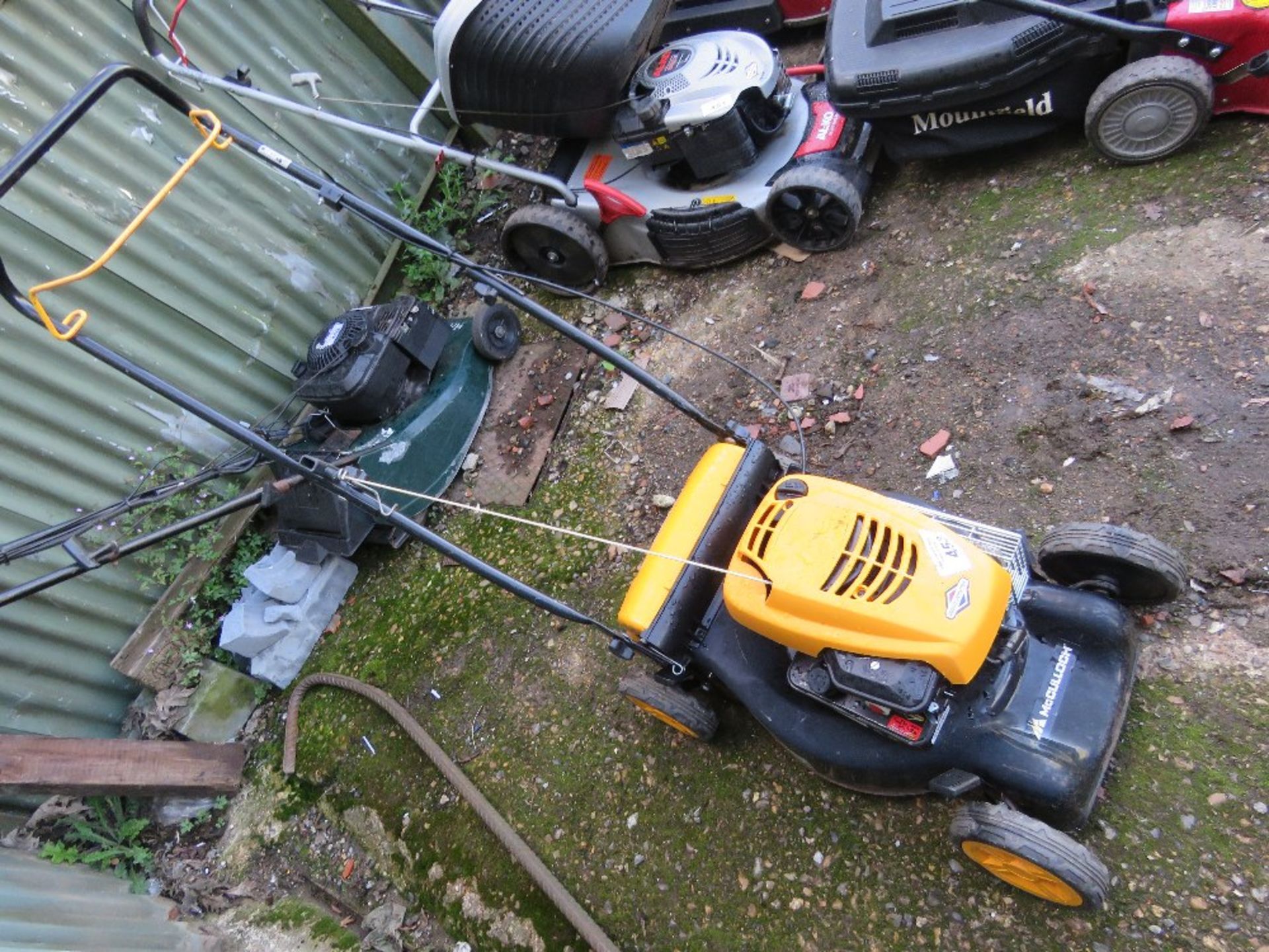 McCULLOCH PETROL ENGINED ROTARY LAWNMOWER. NO COLLECTOR. THIS LOT IS SOLD UNDER THE AUCTIONEERS - Image 2 of 3