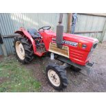 YANMAR YM2020D COMPACT AGRICULTURAL TRACTOR, 4WD, AGRICULTURAL TYRES, WITH REAR LINKAGE. FROM LIMITE