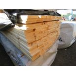 PACK OF UNTREATED MACHINED BOARDS. 1.73M LENGTH X 22 X 120MM WIDTH APPROX.