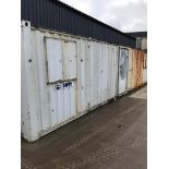 LARGE SECURE SITE OFFICE 32FT X 9FT APPROX. SURPLUS TO REQUIREMENTS. LOCATED NEAR RAINHAM ESSEX.