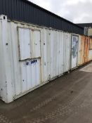 LARGE SECURE SITE OFFICE 32FT X 9FT APPROX. SURPLUS TO REQUIREMENTS. LOCATED NEAR RAINHAM ESSEX.
