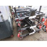 3 X ARMORGARD BUNDLE RACK TROLLEYS. SOURCED FROM LARGE CONSTRUCTION COMPANY LIQUIDATION.