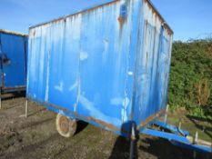 TOWED WELFARE UNIT, 12FT LENGTH APPROX. WITH CANTEEN AND TOILET