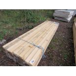 PACK OF CONSTRUCTION TIMBER: 2.4M LENGTH 65MM X 40MM APPROX, 70 PIECES IN THE PACK. THIS LOT IS S