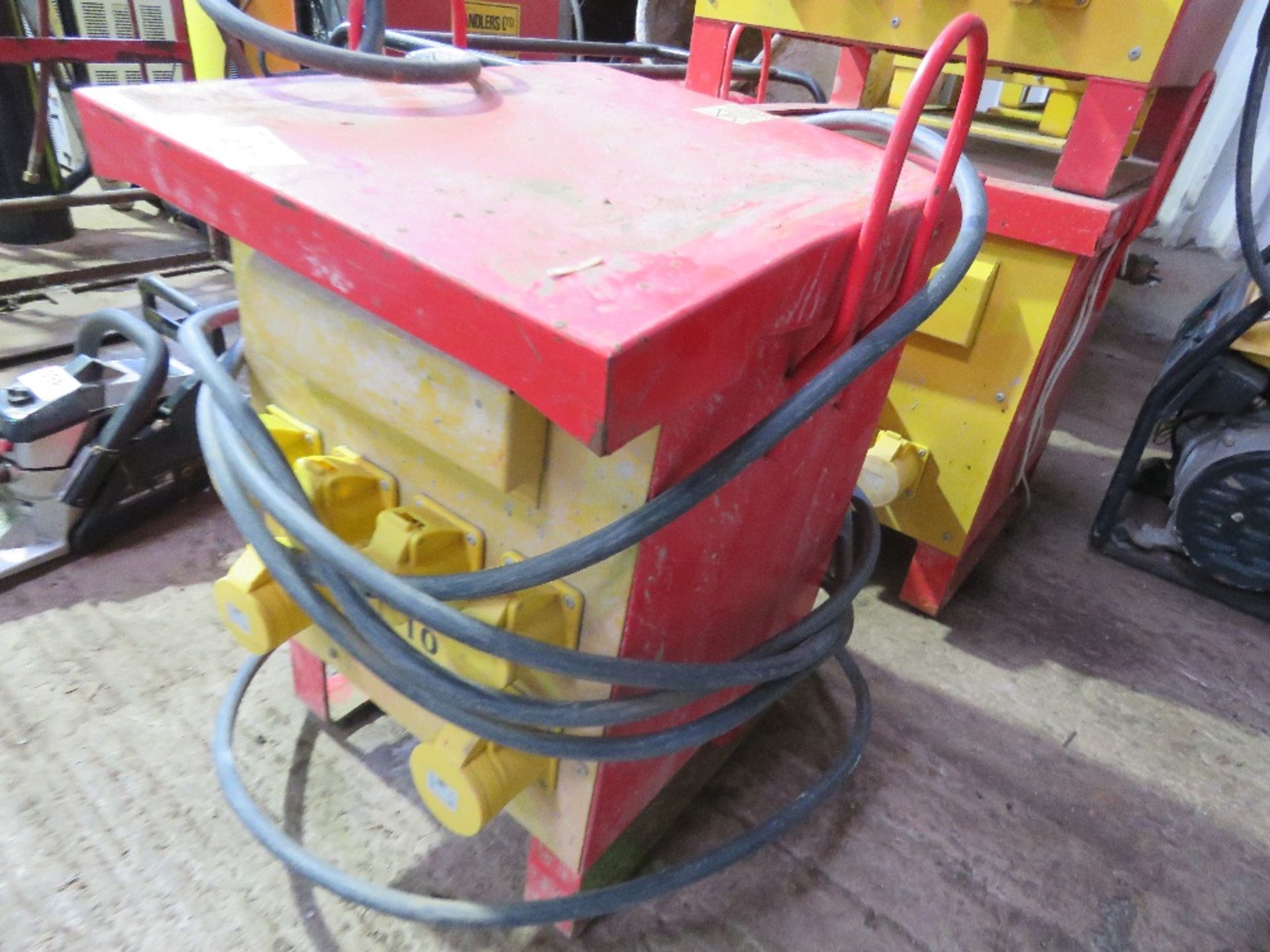 LARGE SIZED SITE TRANSFORMER, RED. - Image 2 of 3