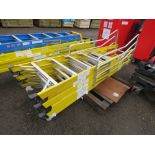 3 X GRP STEP LADDERS. SOURCED FROM LARGE CONSTRUCTION COMPANY LIQUIDATION.