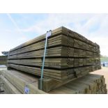 PACK OF TREATED SHIPLAP FENCE PANEL EDGE STRIPS 1.7M LENGTH APPROX.