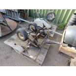 GARDEN TRACTOR TOWED LAWN CORER/AERATOR. THIS LOT IS SOLD UNDER THE AUCTIONEERS MARGIN SCHEME, TH